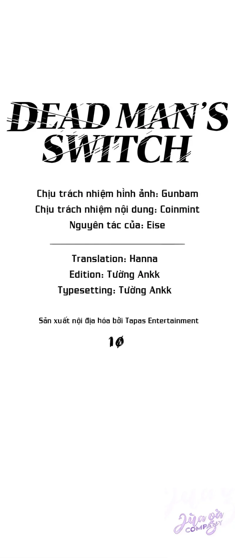 Đọc truyện Công Tắc Tử Thần - LGC - Chương 10: Vâng lời